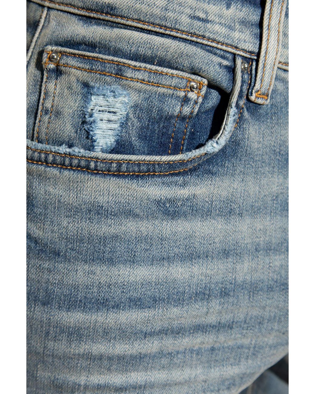Amiri Jeans With Vintage Effect in Blue for Men | Lyst