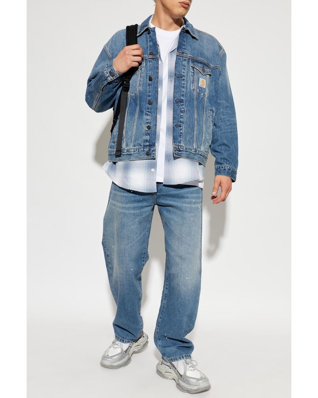 Carhartt Blue "Helston" Jacket for men
