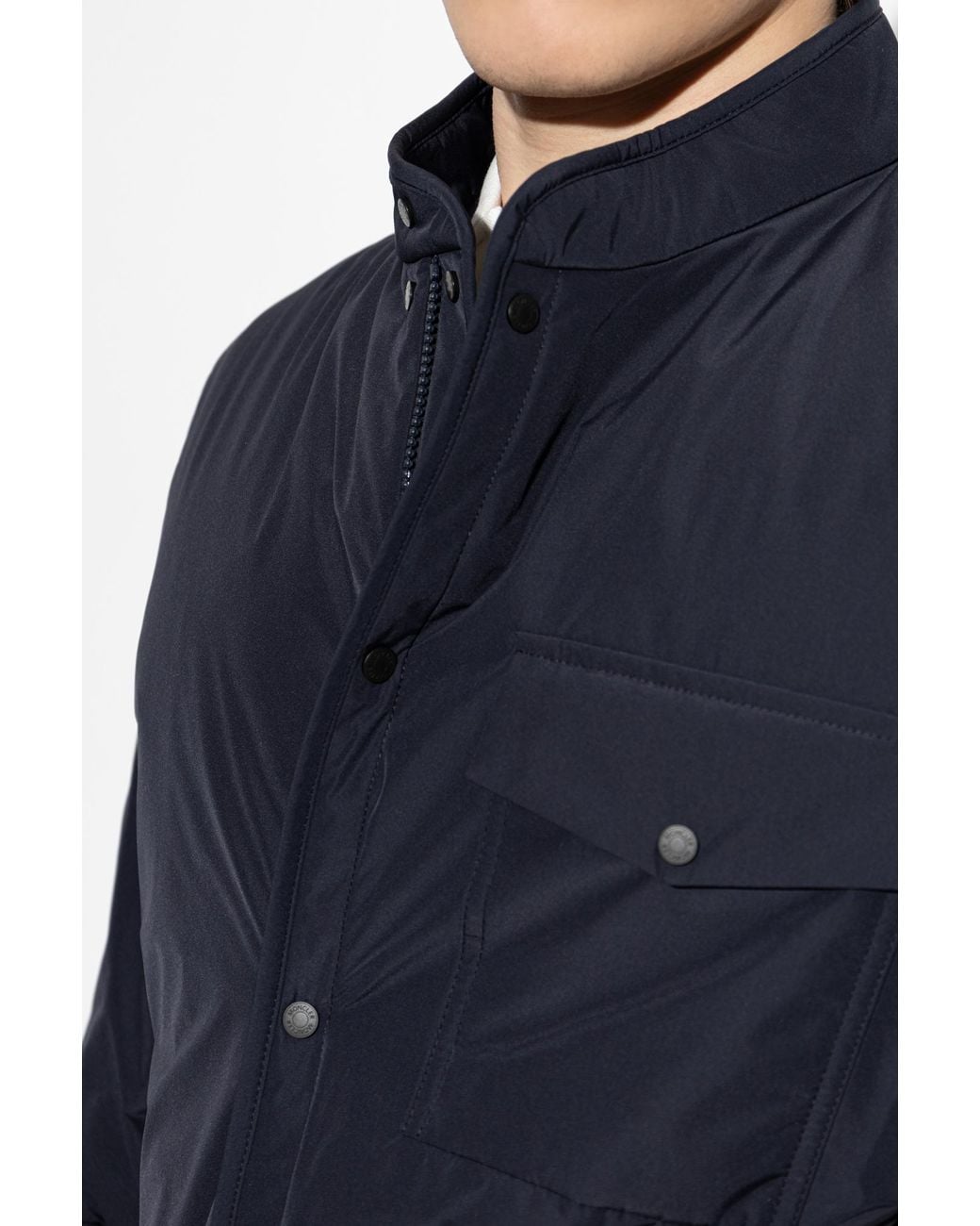 Moncler Blue "Zonda" Down Jacket for men