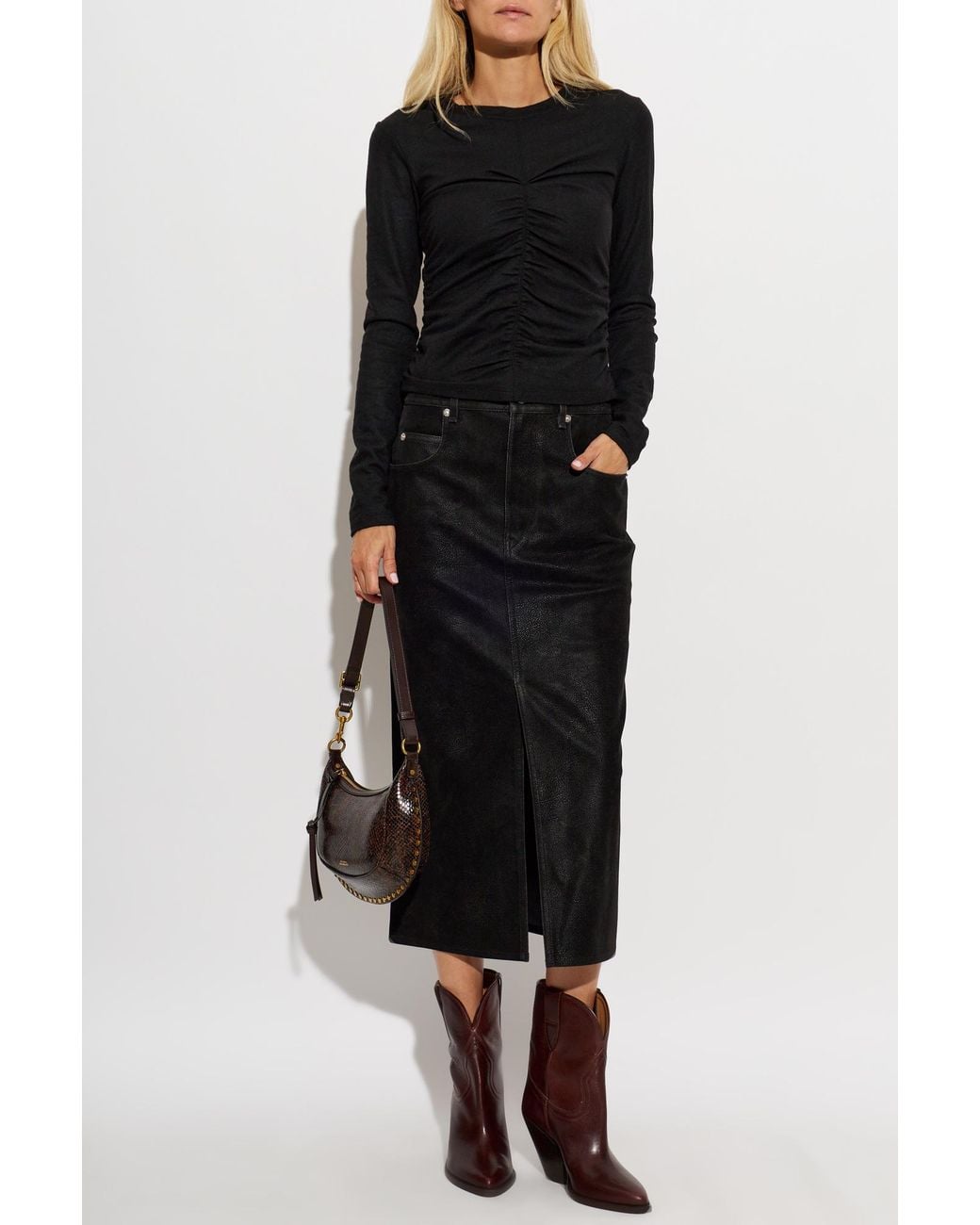 Isabel Marant Black Top 'Delesa'