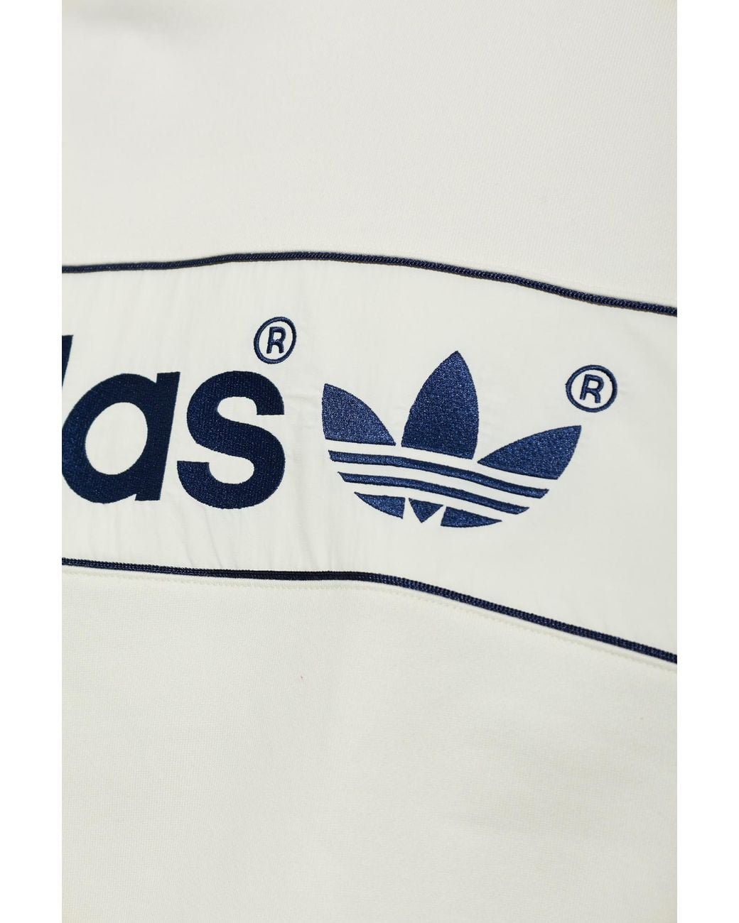 Adidas Originals White Oversize Hoodie for men