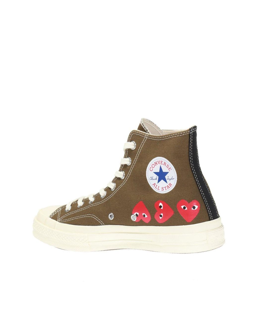 COMME DES GARÇONS PLAY X Converse in Green | Lyst