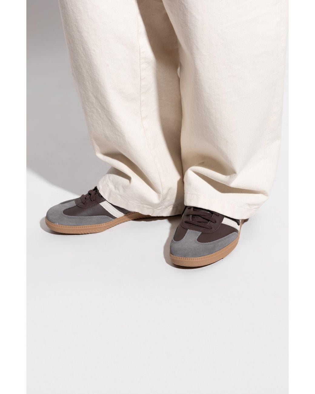 Adidas Originals Brown Sports Shoes Samba Og for men