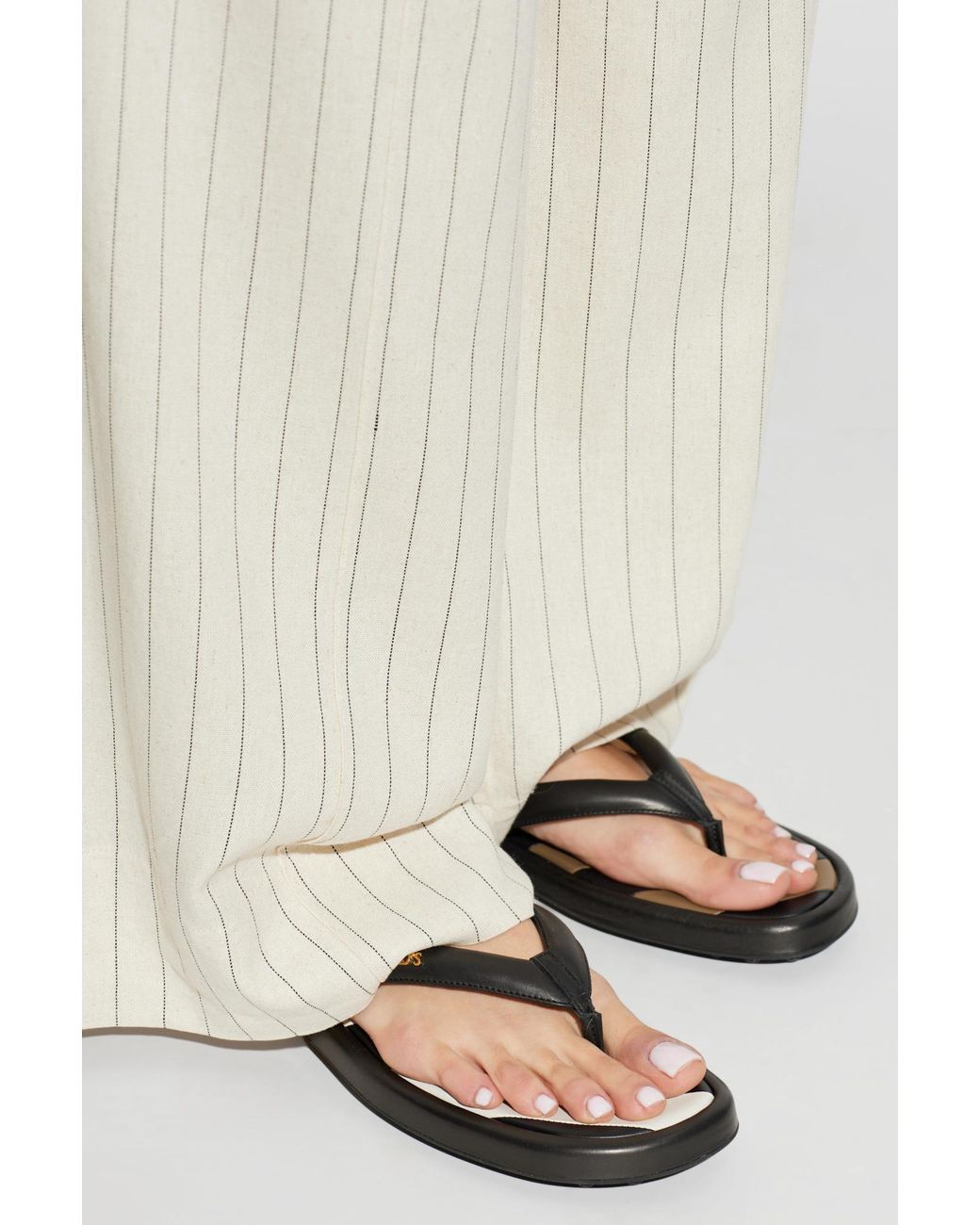 Tod's Black Leather Slides
