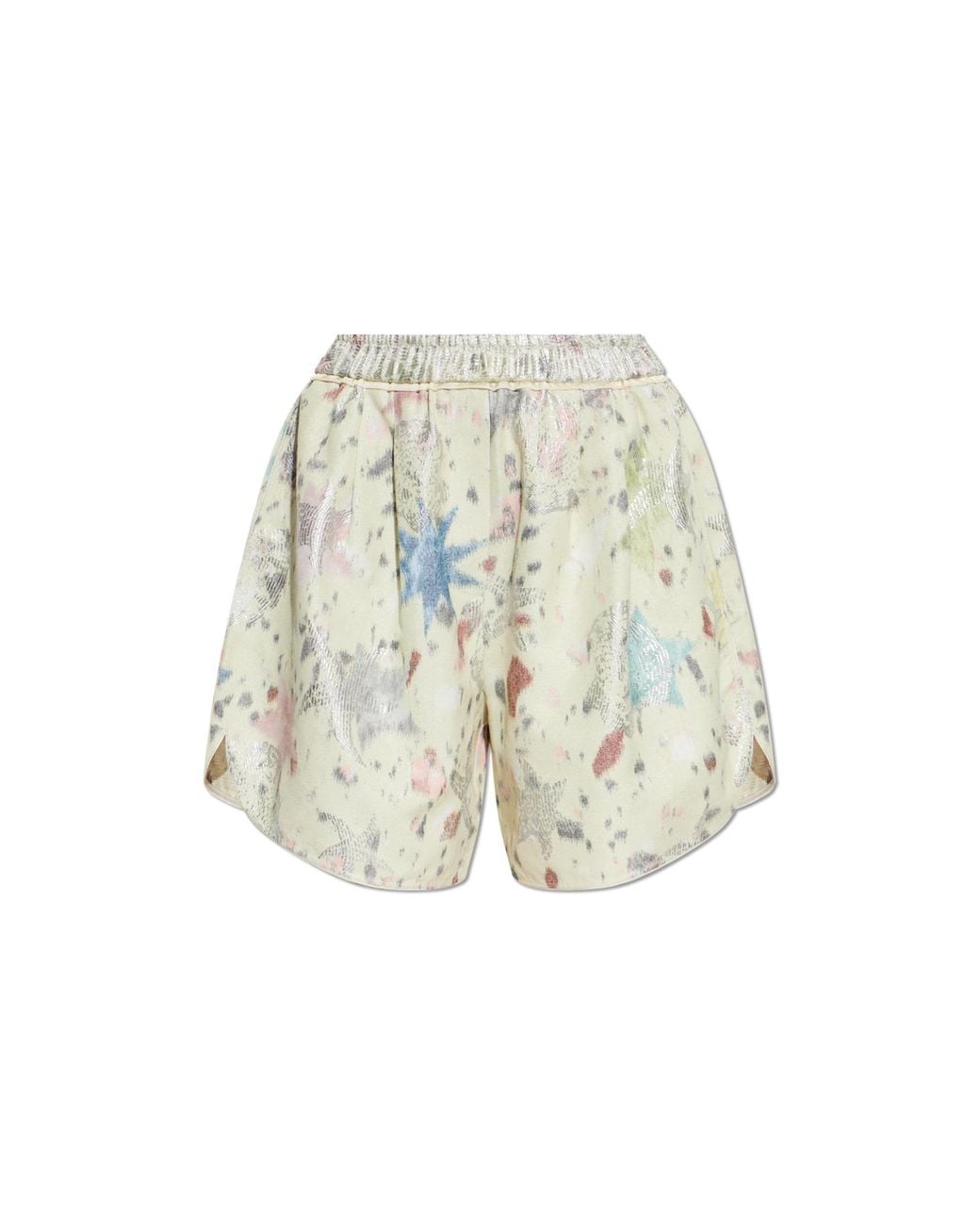 Forte_forte White Shorts With Lurex Thread
