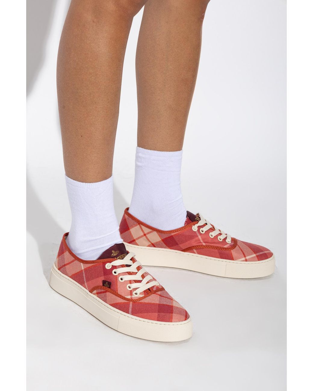 Vivienne Westwood Red 'Trucker' Sports Shoes