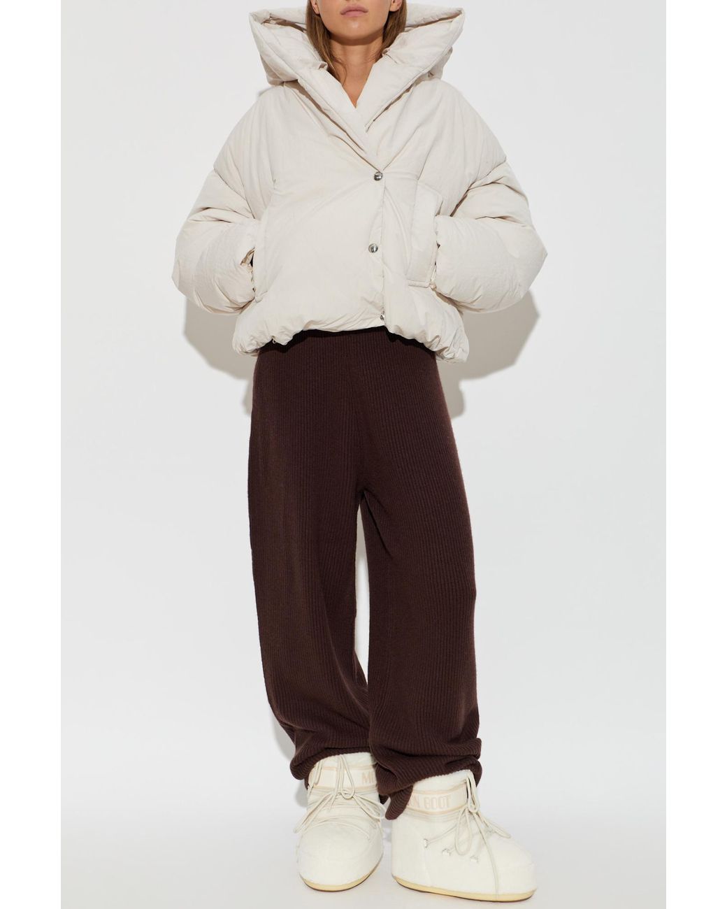 Sportmax White Down Jacket 'Vodka'