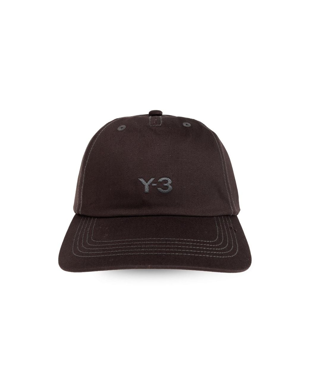 Y-3 Brown Cotton Beanie