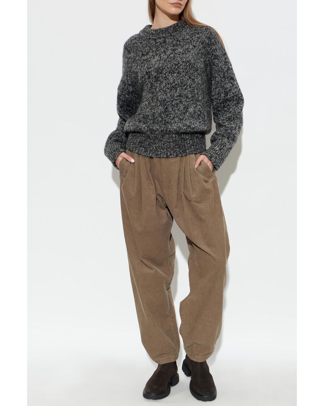 Rethinkit Studios Gray Round-Neck Jumper