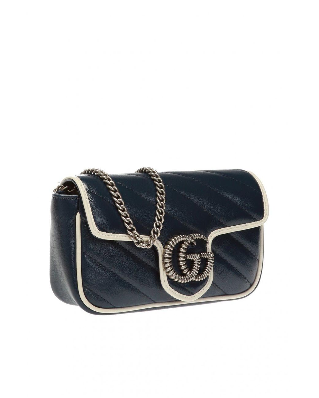 Gucci GG Marmont Leather Super Mini Crossbody Bag For Sale at 1stDibs