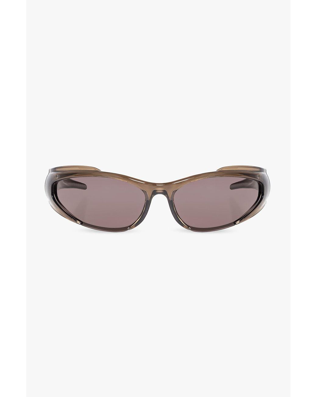 Balenciaga 'reverse Xpander Rectangle' Sunglasses in Black Lyst