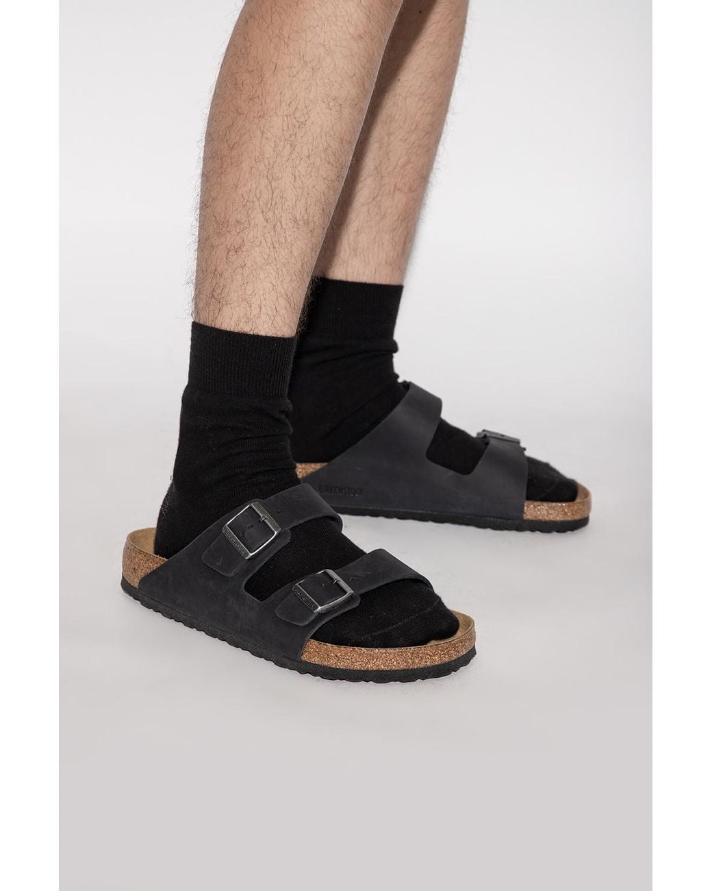 Birkenstock White 'Arizona Bs' Flip-Flops for men