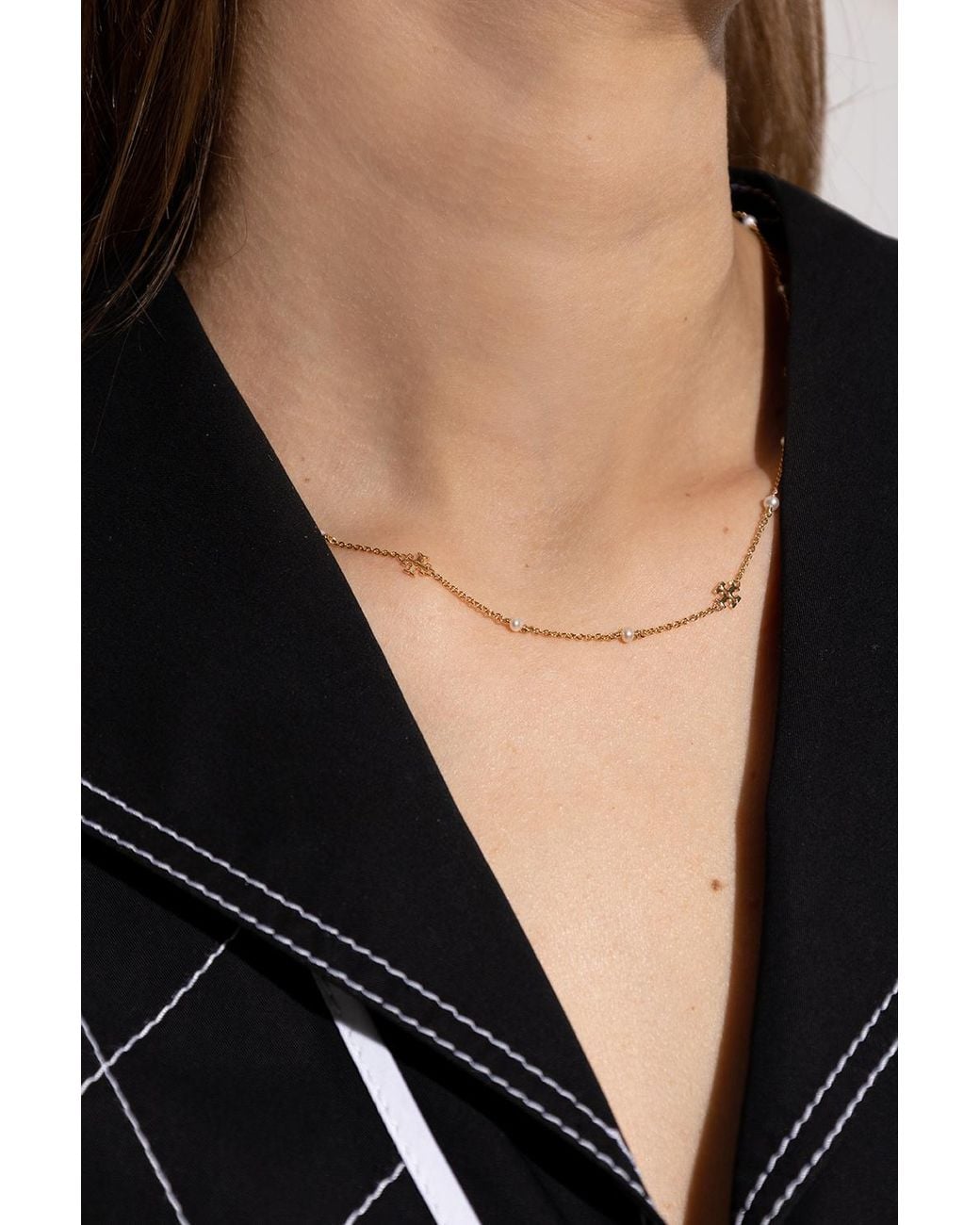 Tory Burch Metallic 'Kira' Necklace