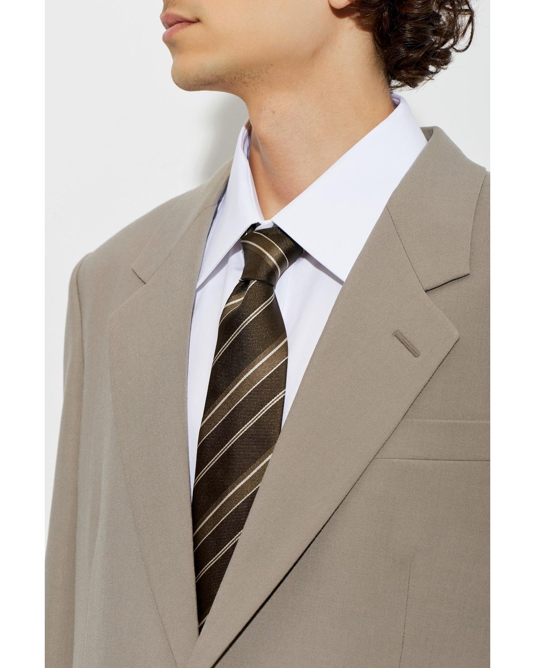 Tom Ford Brown Silk Tie for men