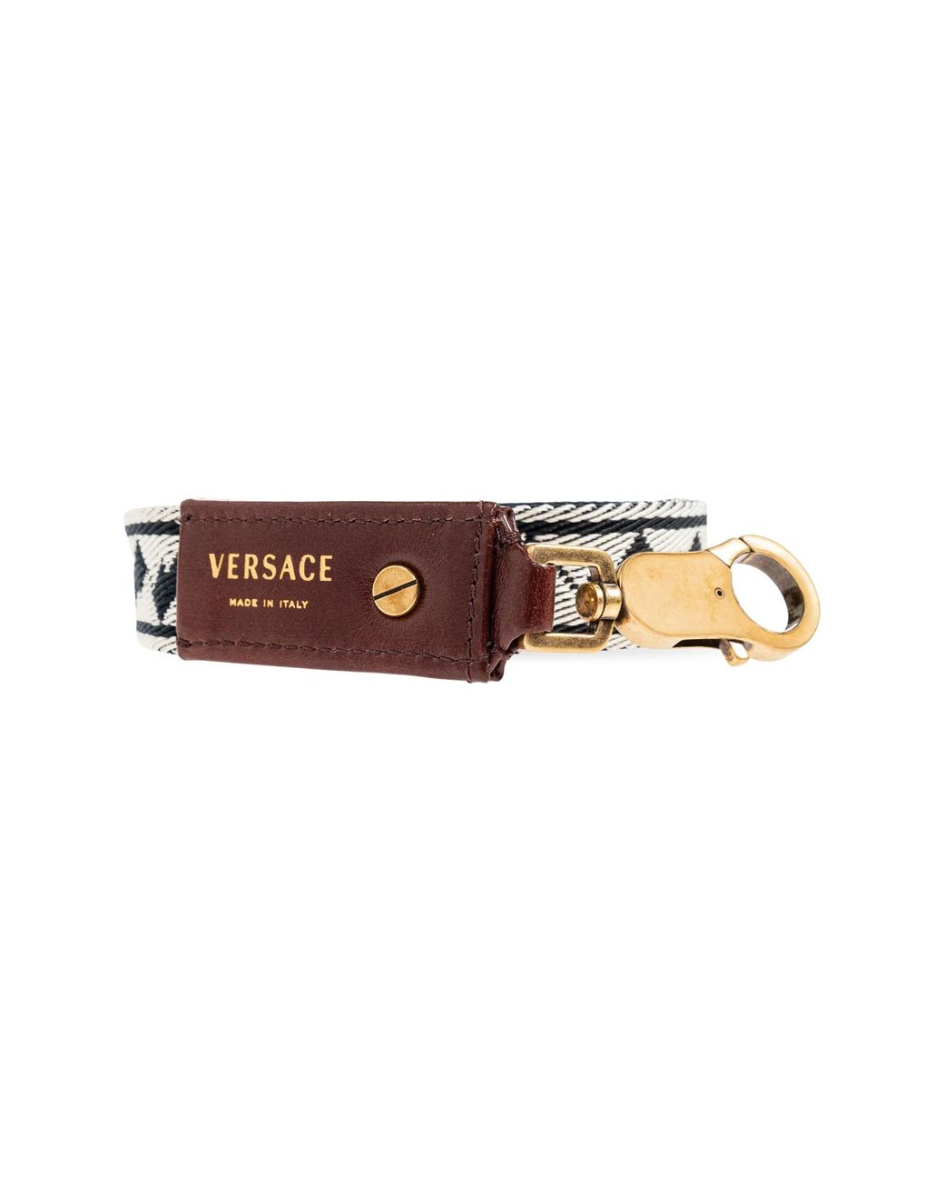 Versace Black Keyring for men