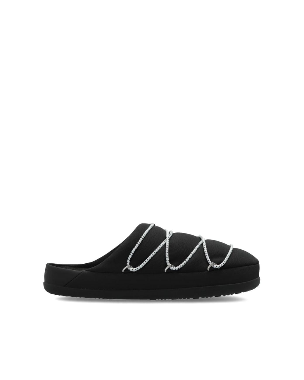 Moon Boot Black 'Mb Soft Slipper' Shoes for men