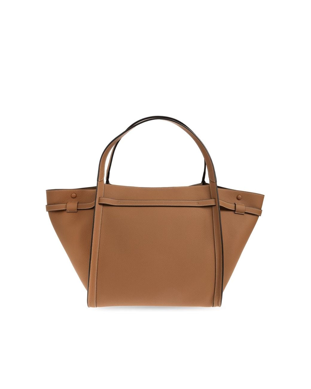 Tod's Brown Leather 'Medium' Shopper Bag
