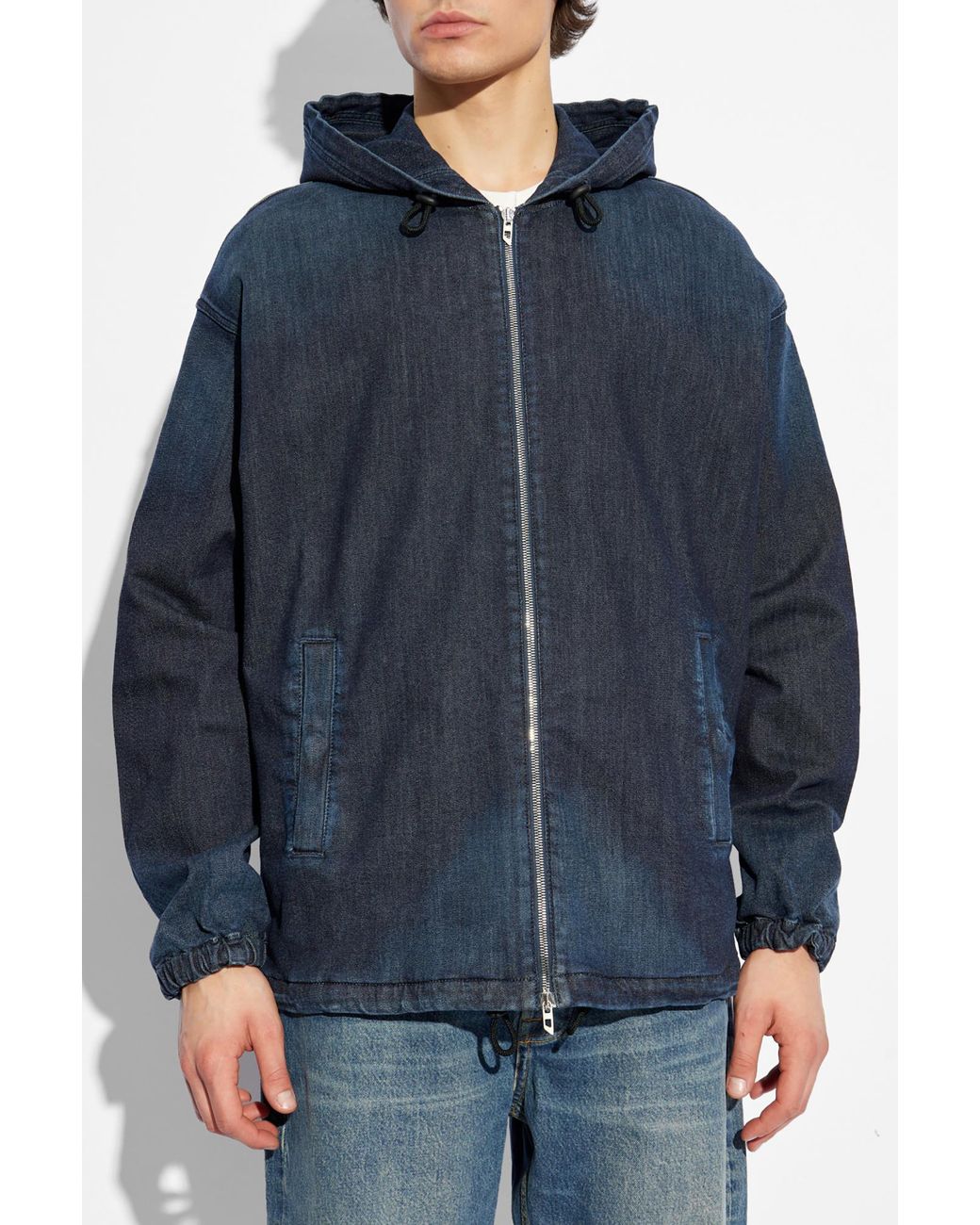 DIESEL Blue Denim Jacket D-Wynny for men
