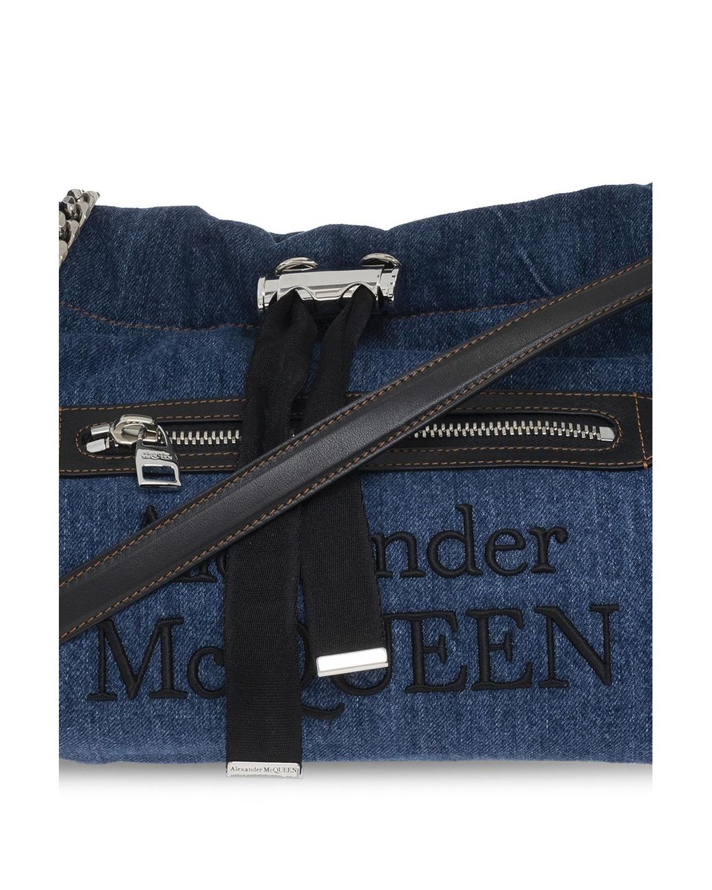 Alexander McQueen Leather 'the Bundle Draw Medium' Shoulder Bag in 