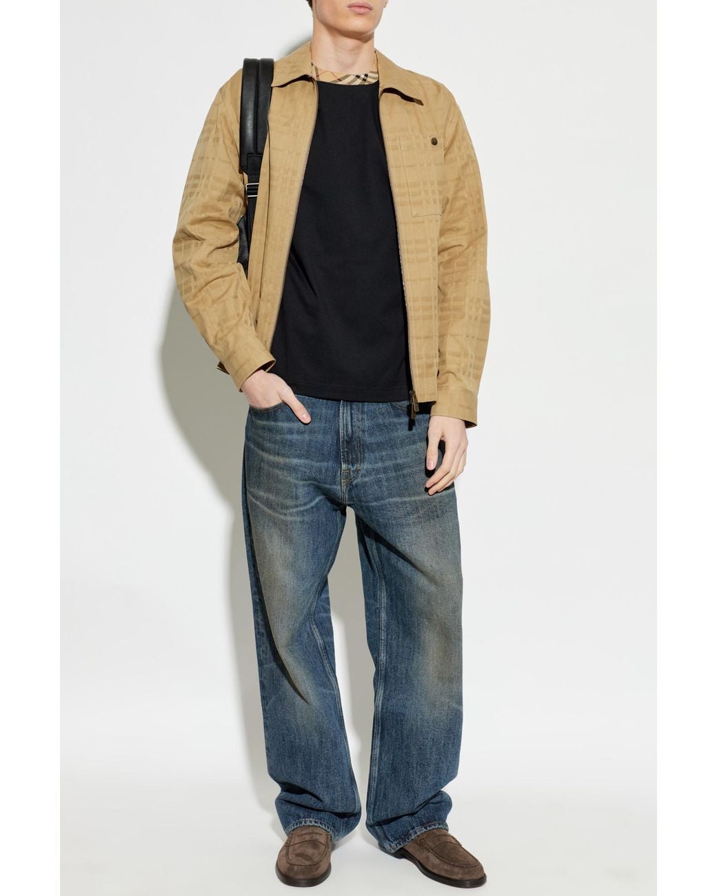 Burberry Black T-Shirt "Ryan" for men