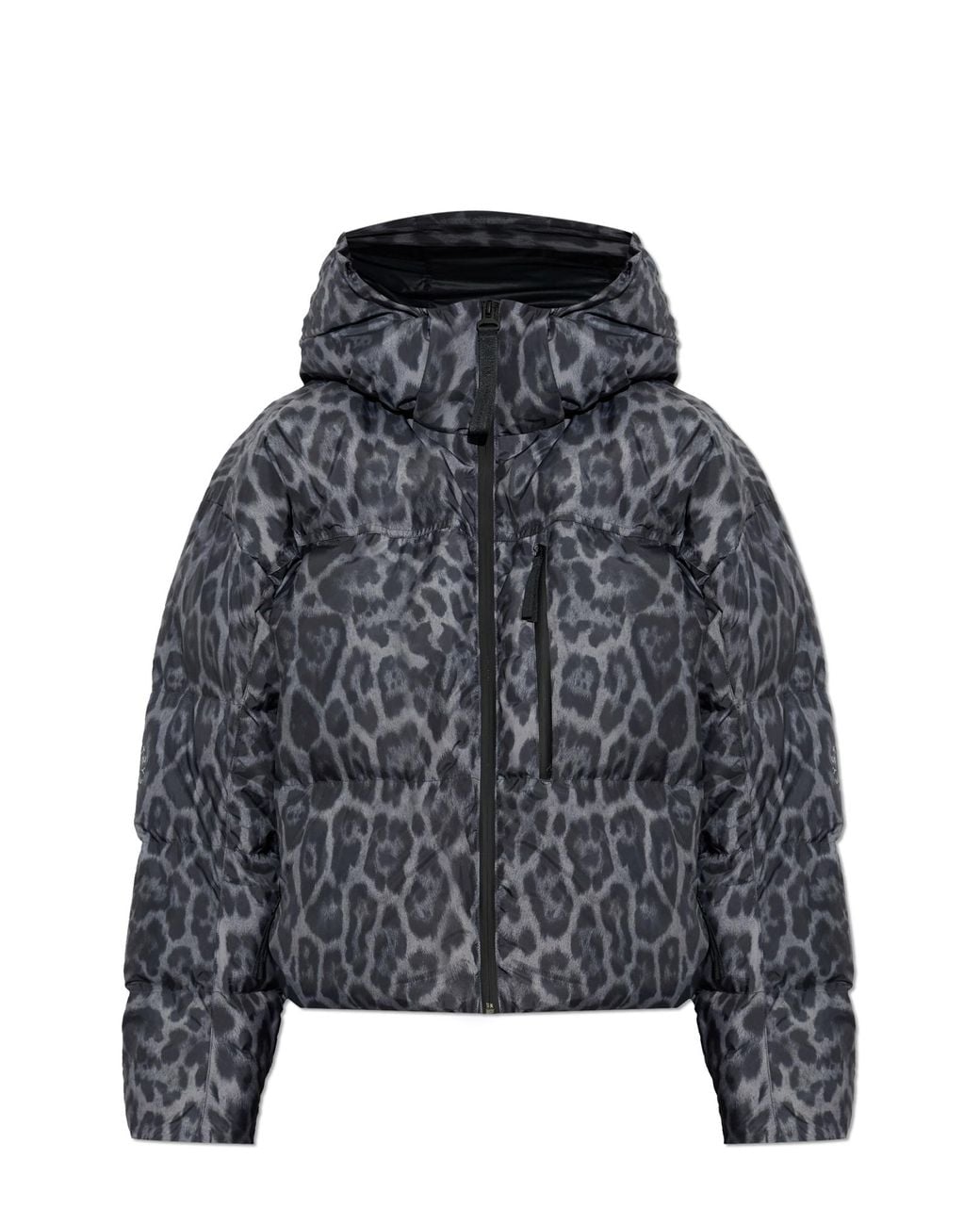 Adidas By Stella McCartney Black Insulated Jacket With Detachable Hood