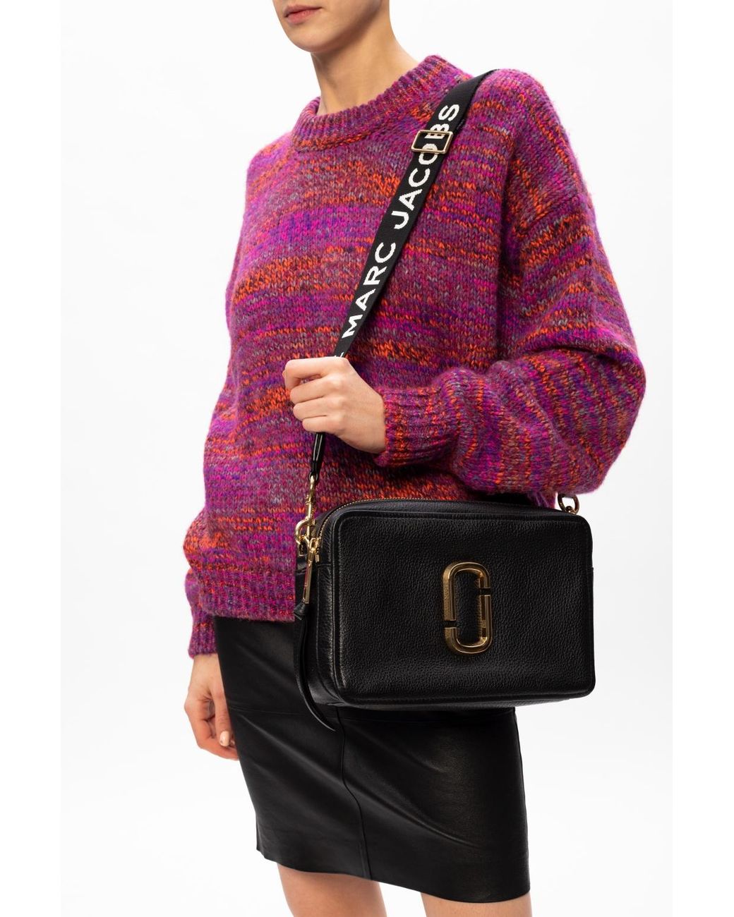 Marc Jacobs Leather Bag Strap in Black Lyst