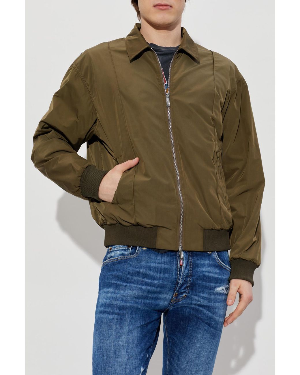 DSquared² Green 'Bomber' Jacket for men