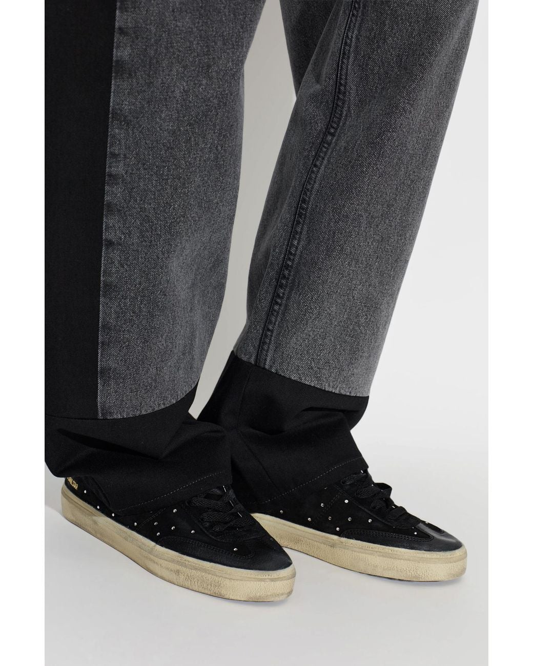 Golden Goose Deluxe Brand Black 'Soul Star' Sports Shoes