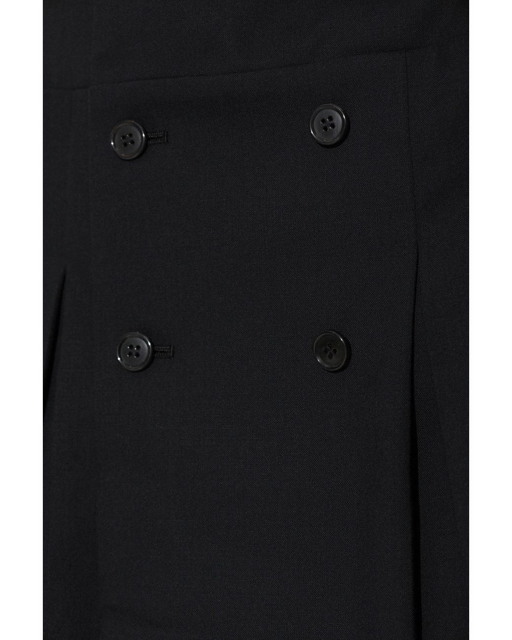 Comme des Garçons Black Wool Dress