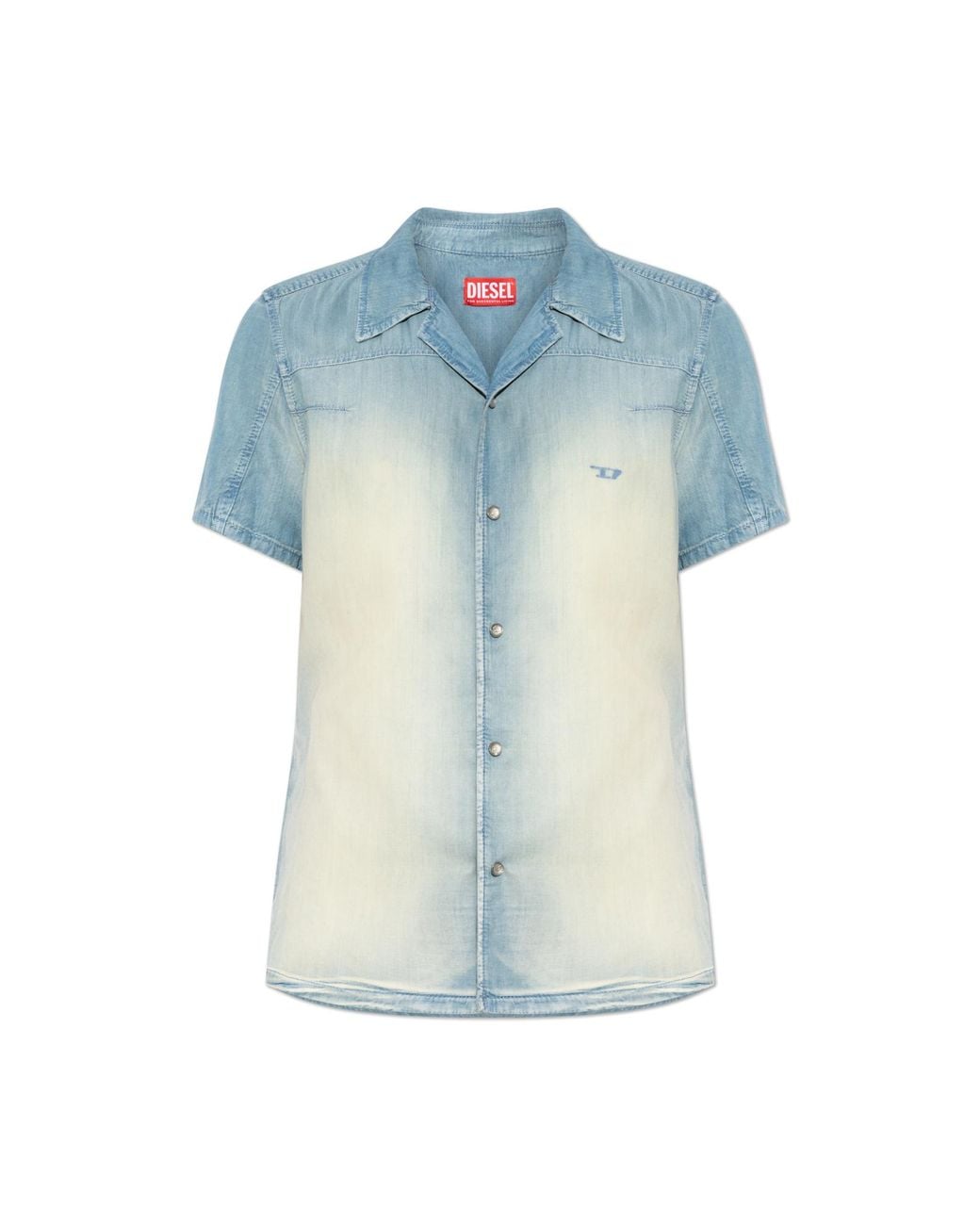 DIESEL Blue Denim Shirt 'D-Clarivo- for men
