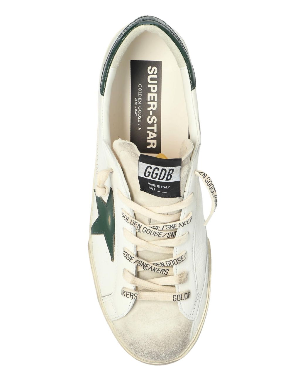 Golden Goose Deluxe Brand White 'Super-Star Classic With List' Sports Shoes for men