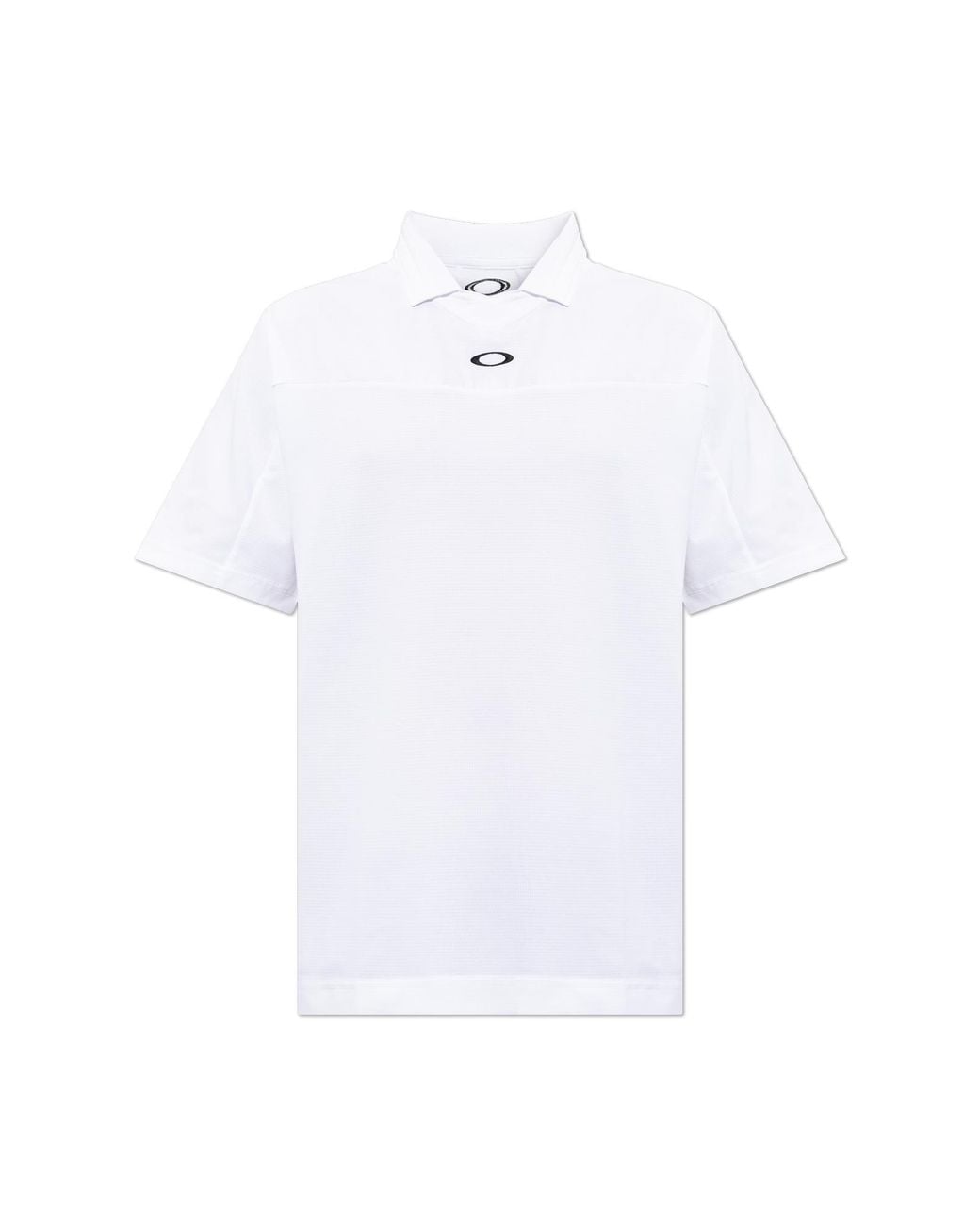 Oakley White T-Shirt With A Collar for men