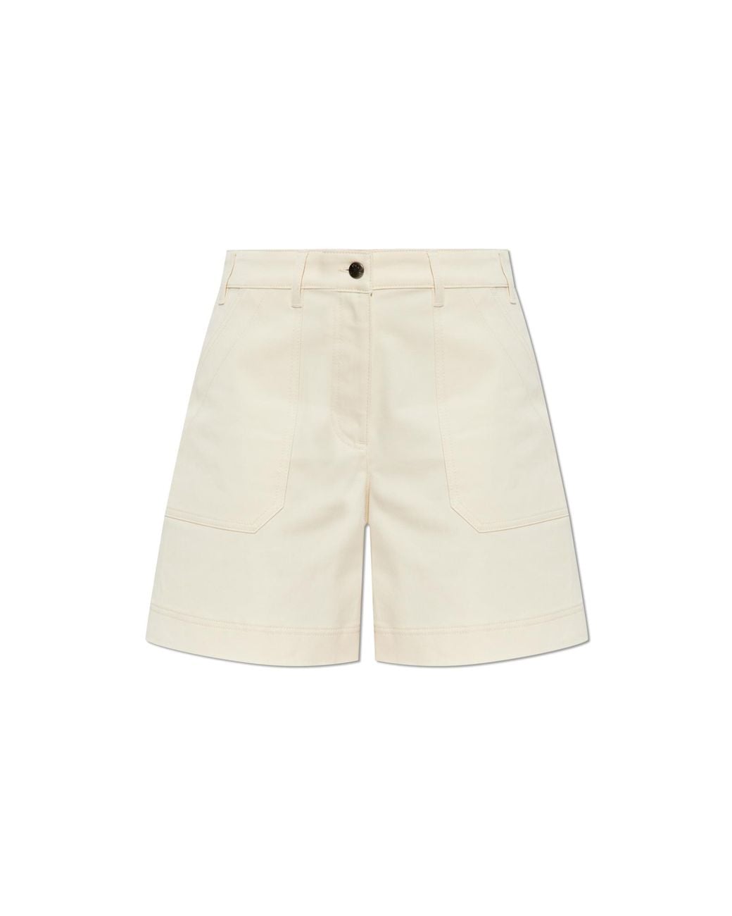 Moncler Natural Shorts With Pockets