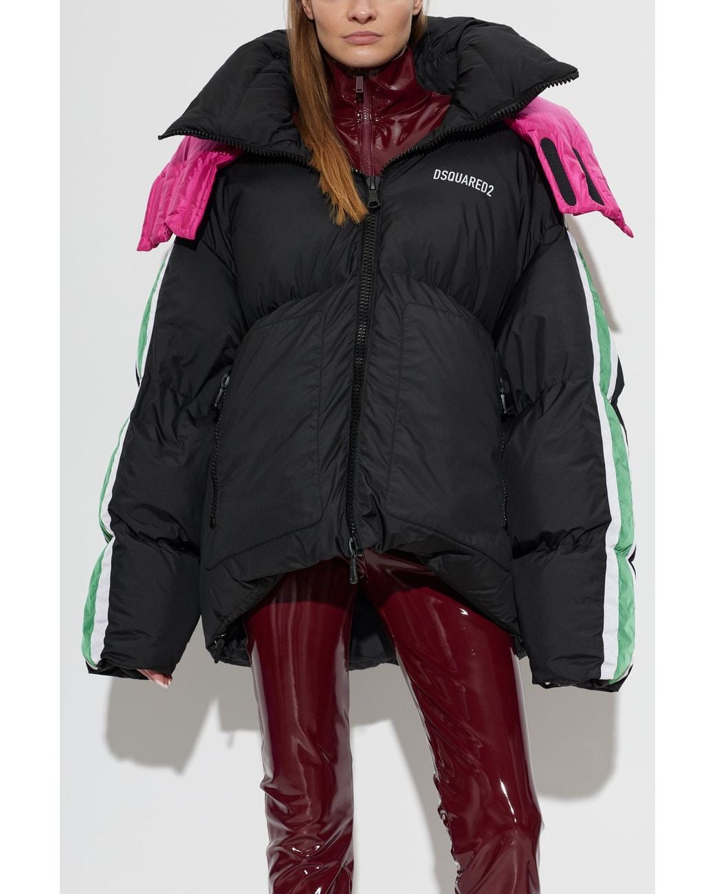 DSquared² Black Heated Logo Jacket