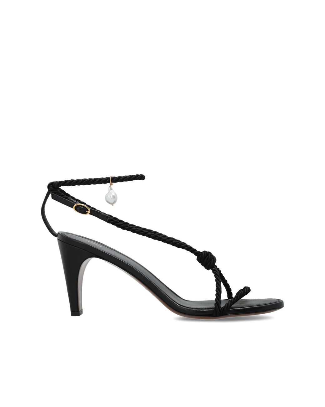 Neous Black Heeled Sandals "Garnet"