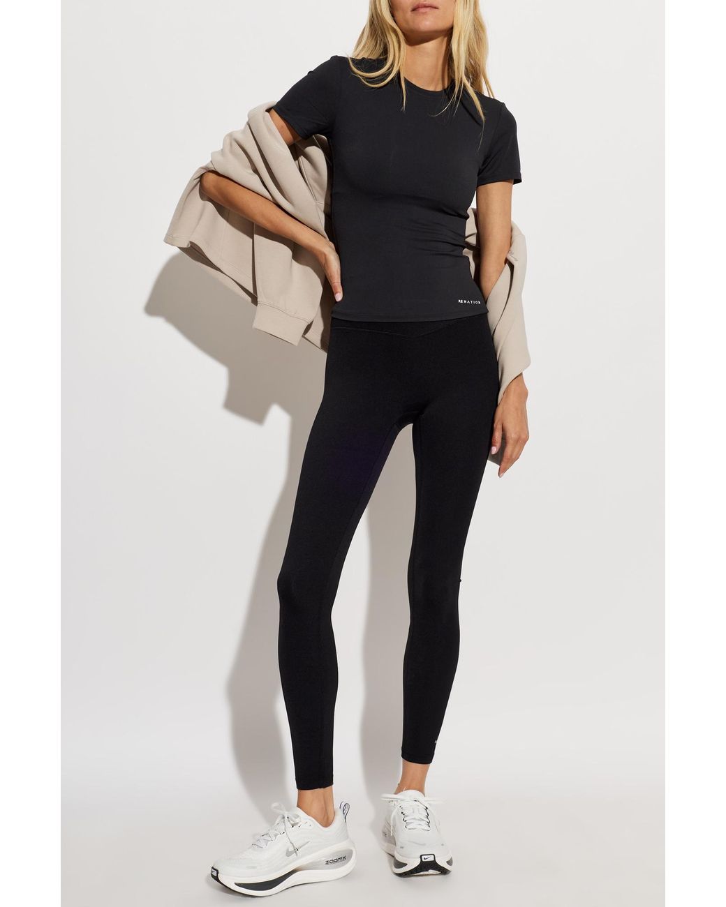 P.E Nation Black 'Signature' Leggings
