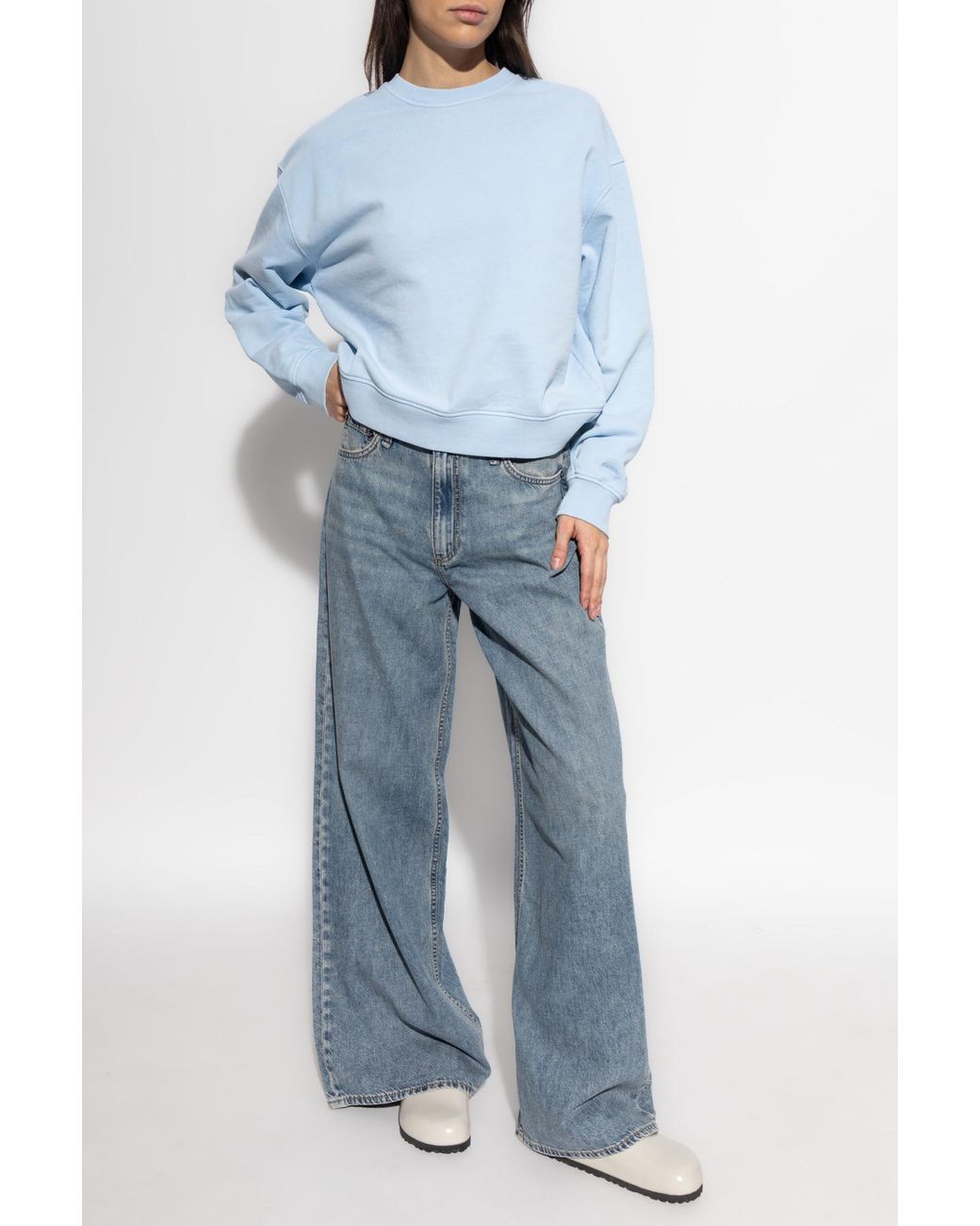 Samsøe & Samsøe Blue Sweatshirt 'Savan' for men