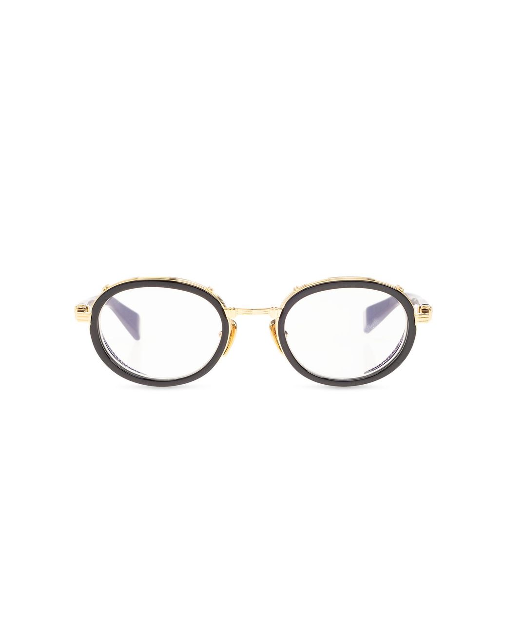 Balmain Black 'Chevalier' Prescription Glasses