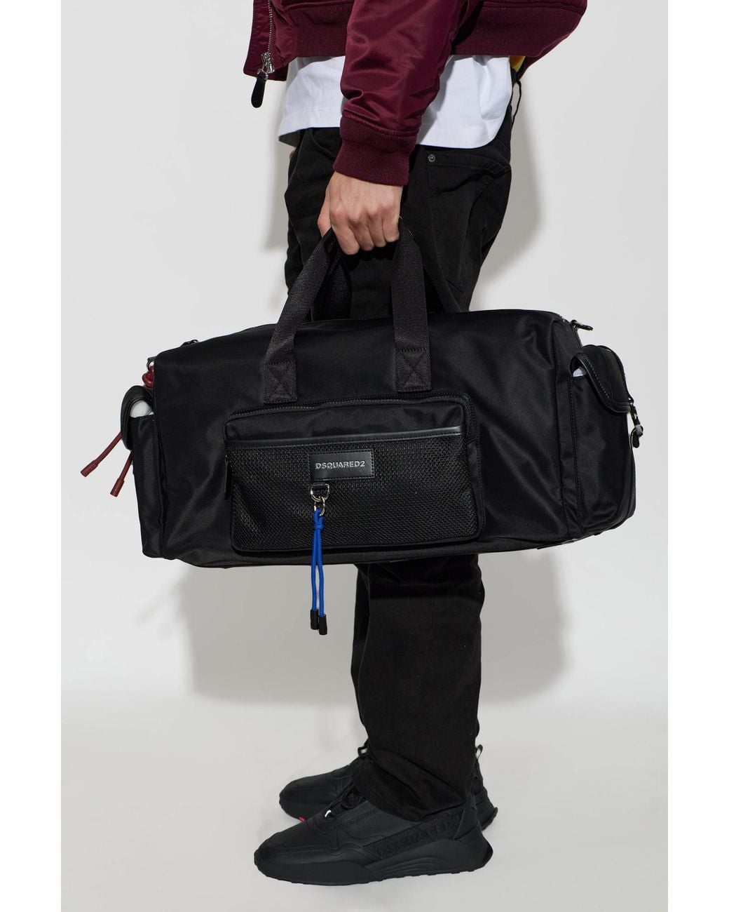 DSquared² Black Hand Luggage Bag for men