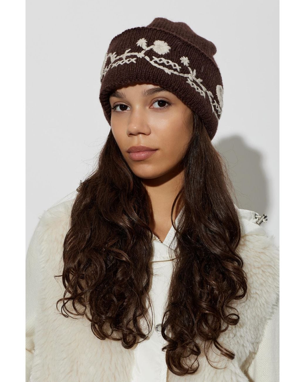 Moncler Black Wool Beanie Hat