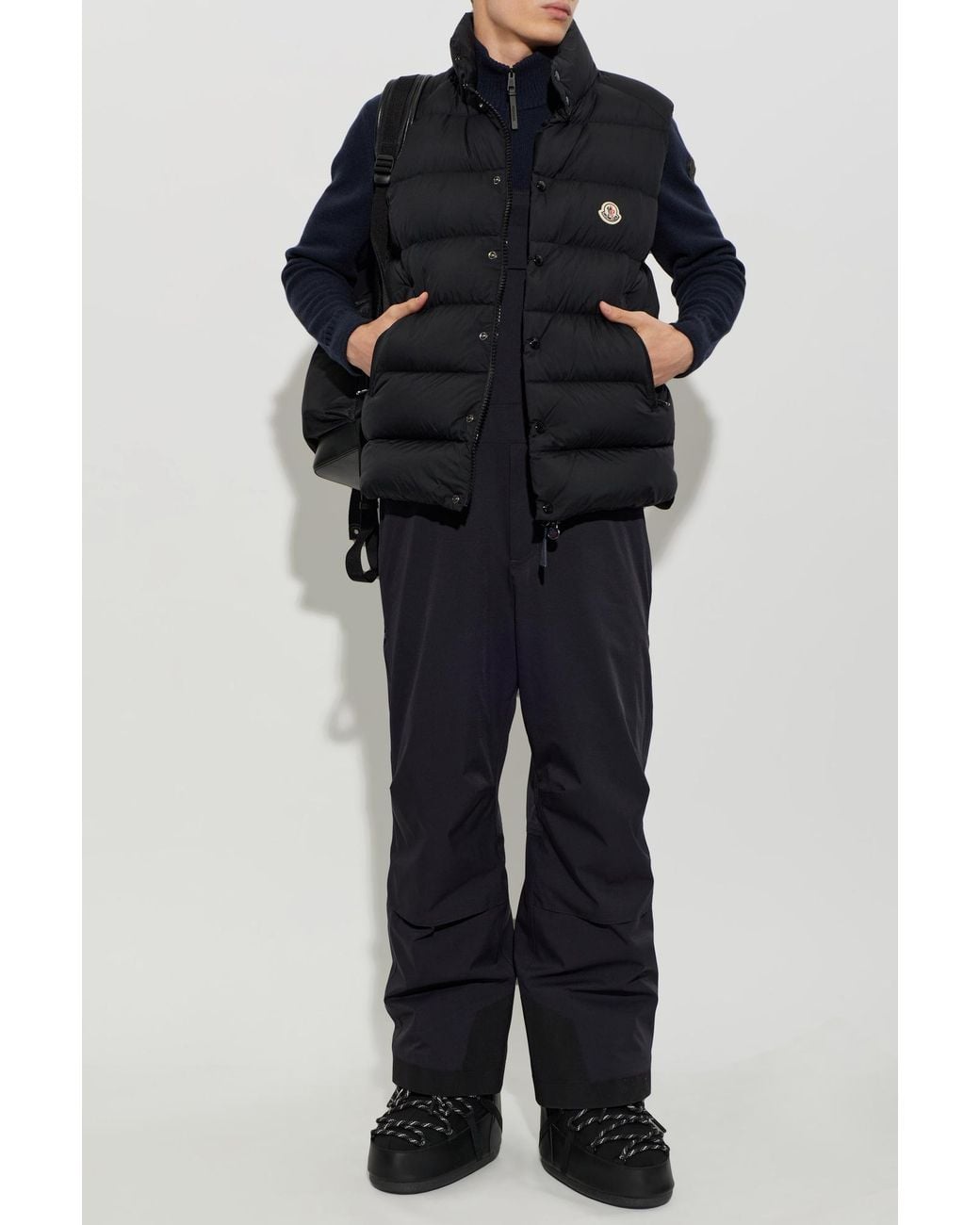 Moncler Black X Moon Boot Snow Boots for men