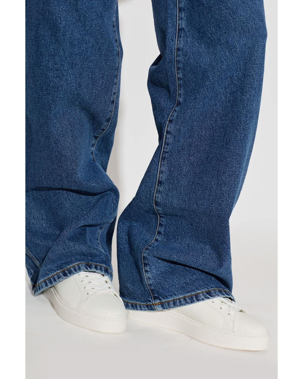 Balmain White 'B-Court' Sports Shoes