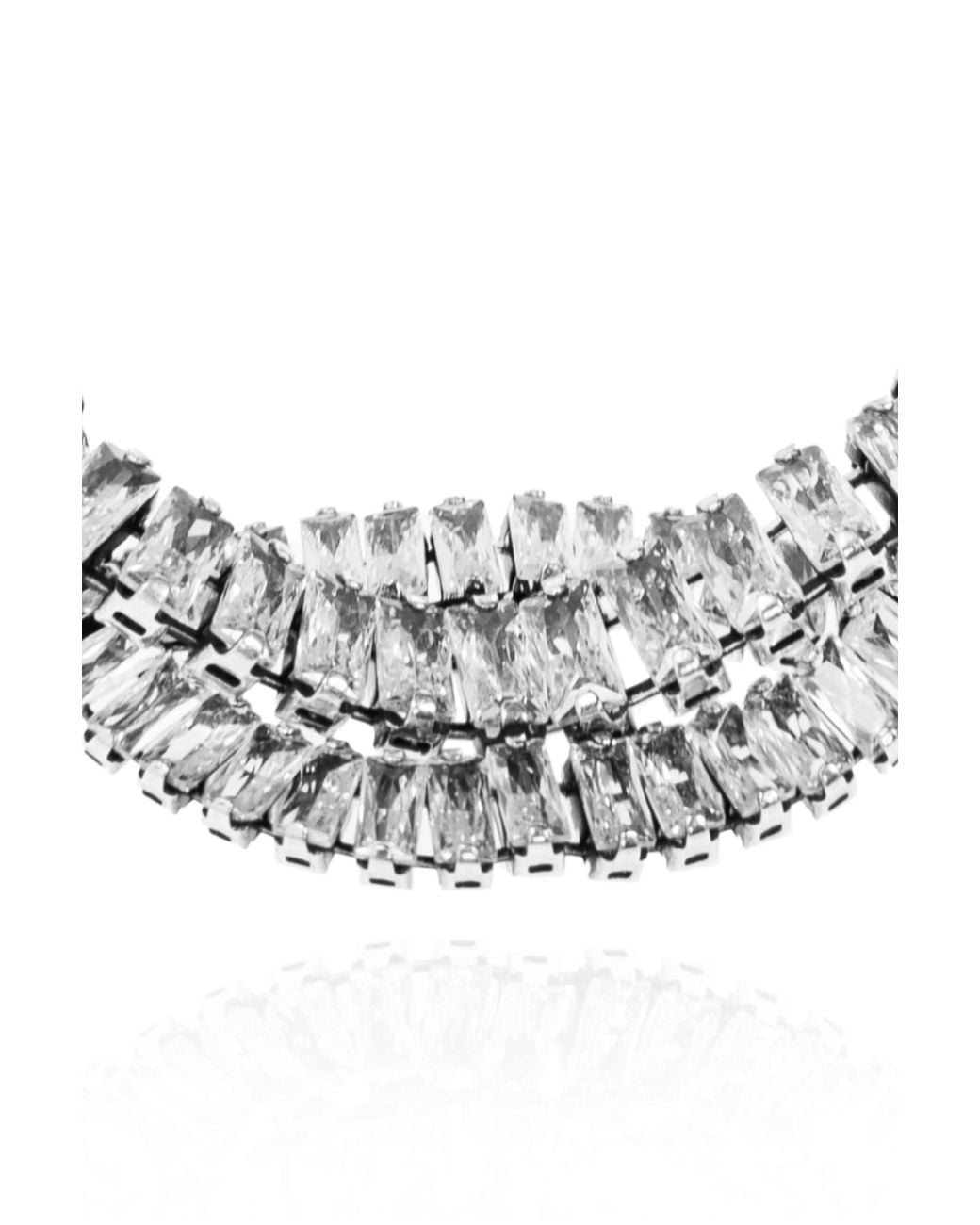 Isabel Marant Metallic Bracelet With Shimmering Crystals
