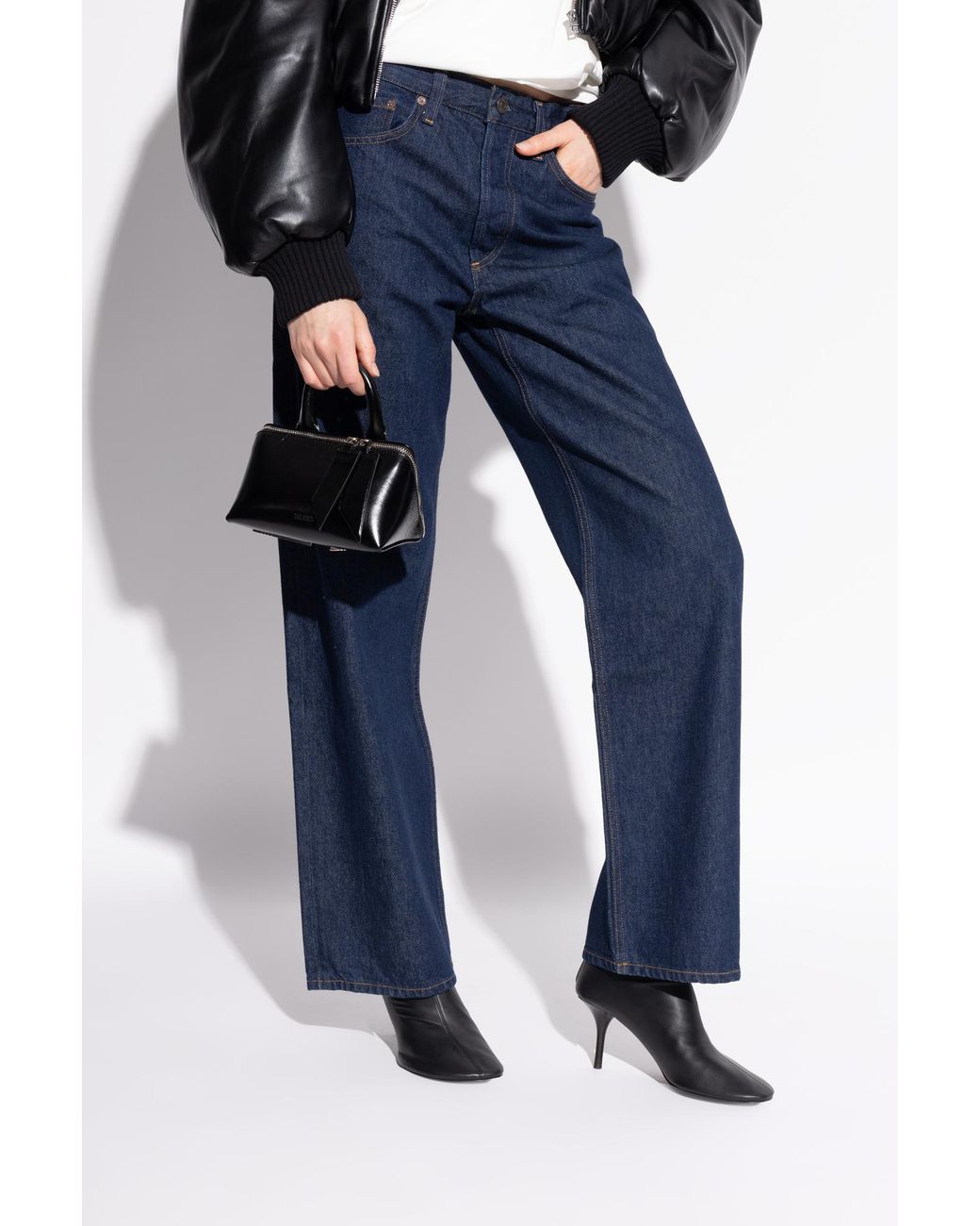 The Attico Black Handbag "Friday Mini"