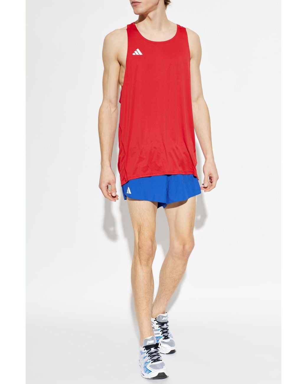 Adidas Originals Red Top From The 'Adizero' Collection for men