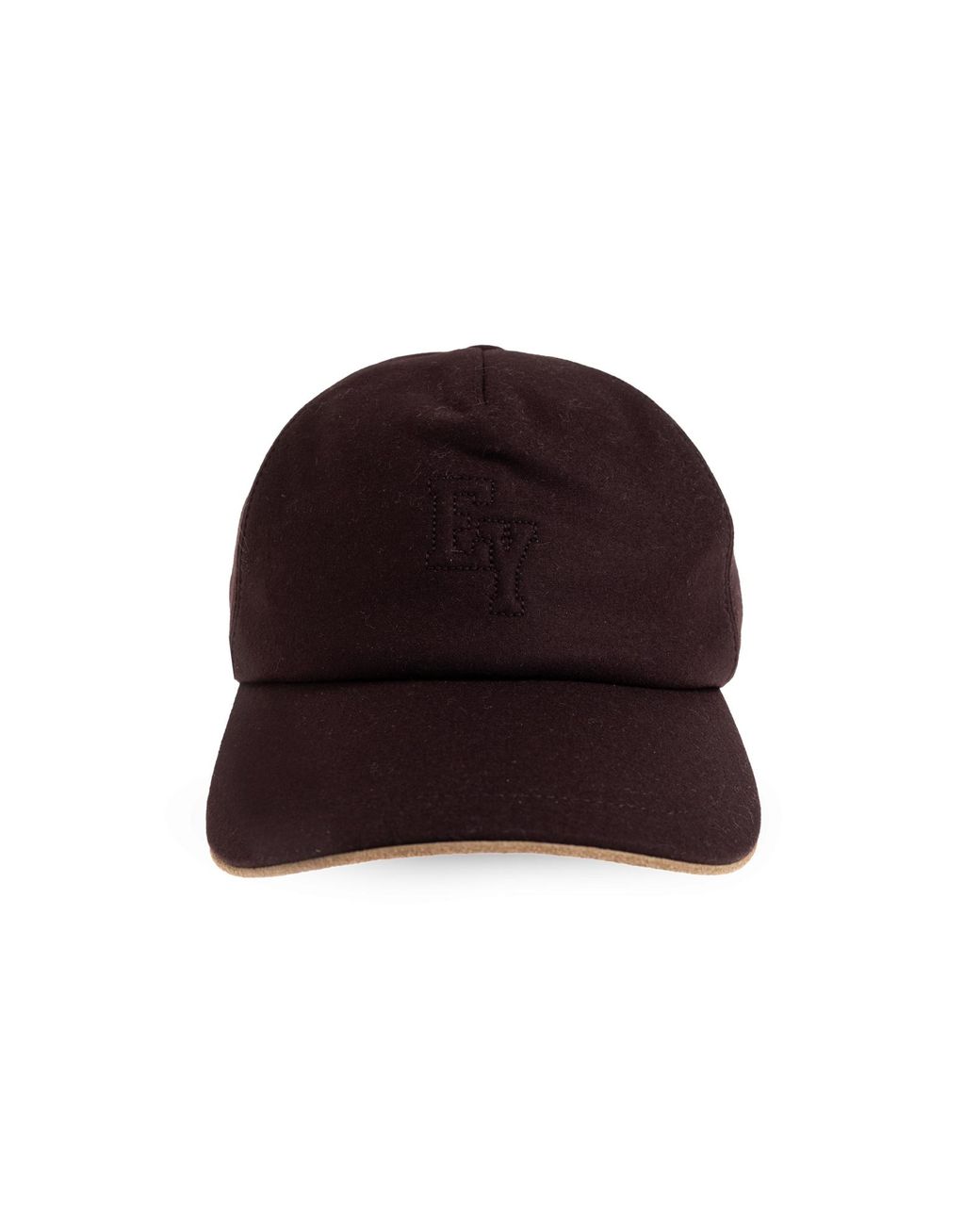 Eleventy Red Wool Baseball Cap for men