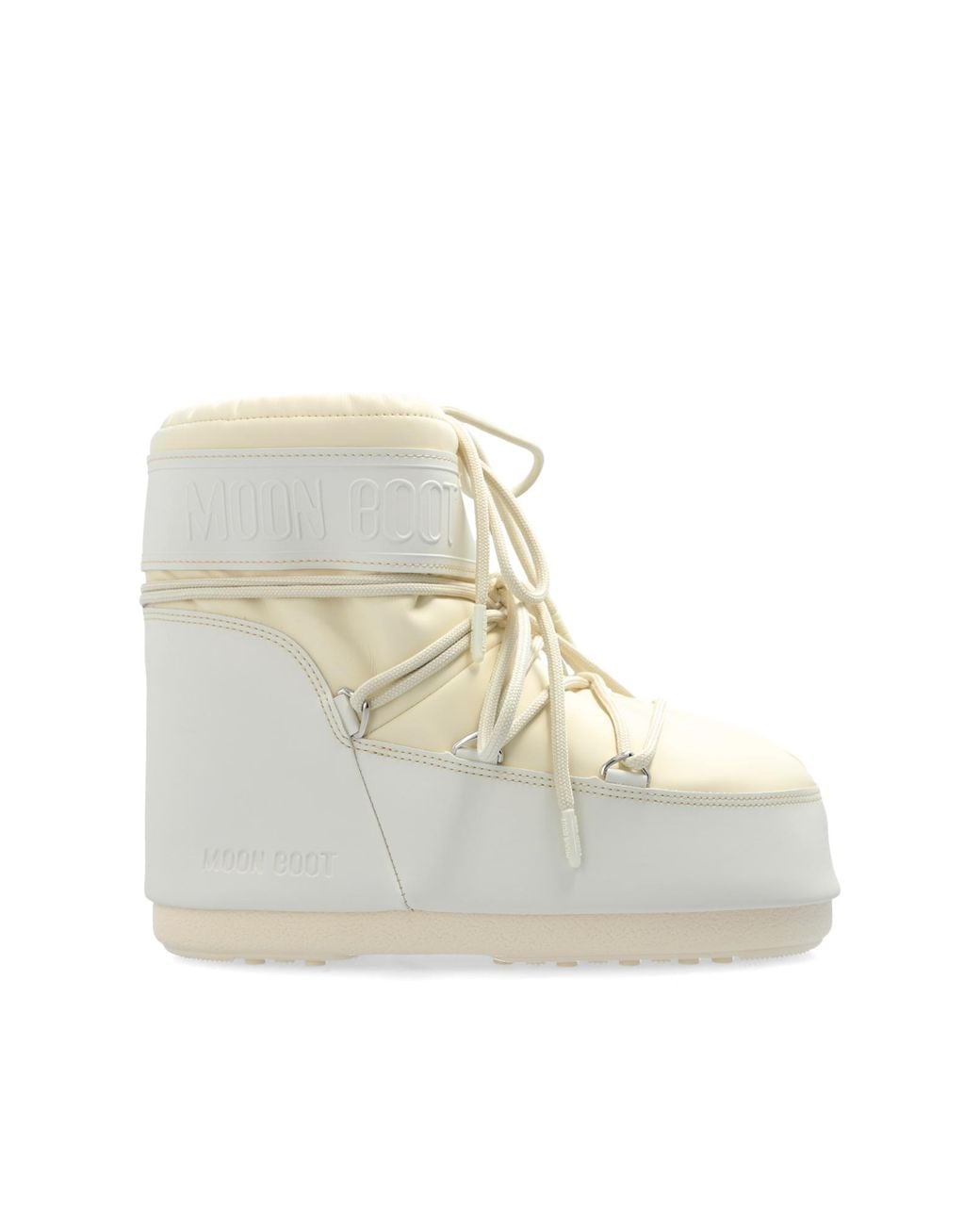 Moon Boot White Snow Boots Icon Low Rubber