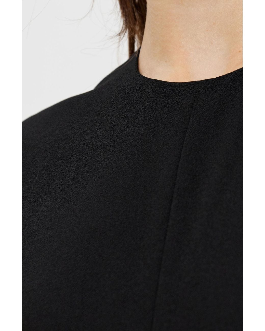 Jil Sander Black Wool Dress