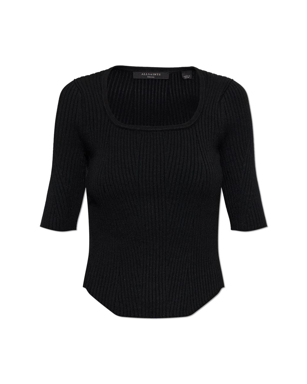 AllSaints Black Top 'Cruz'