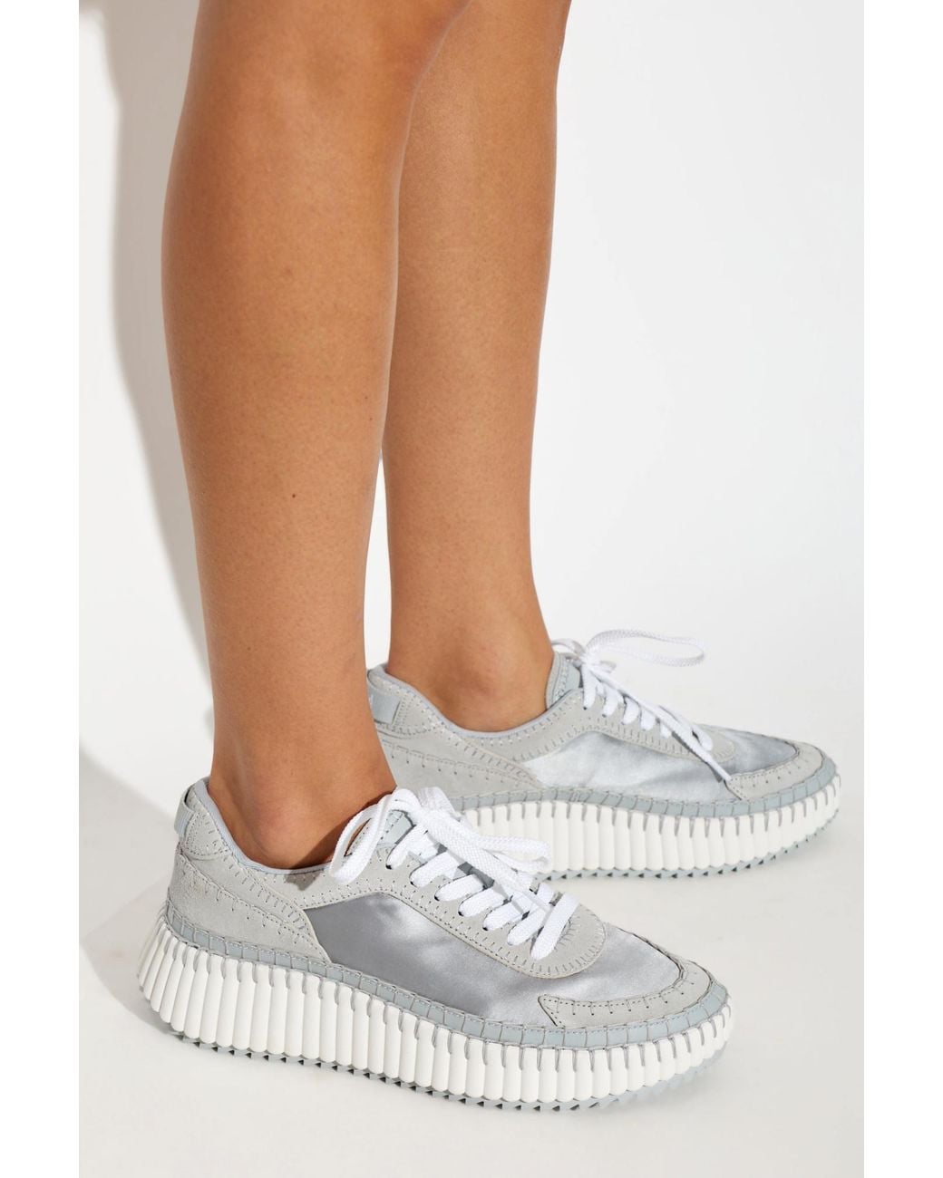 Chloé White 'Nama' Sports Shoes